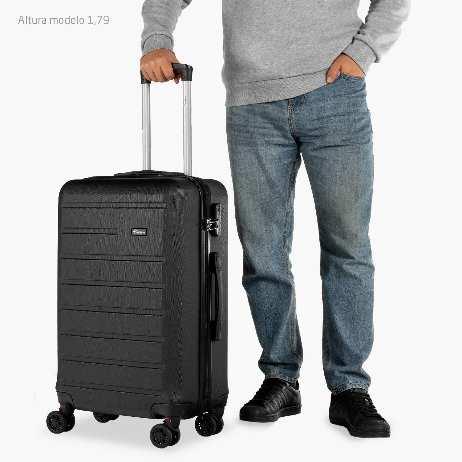 Maleta bonucci- Check in M (24